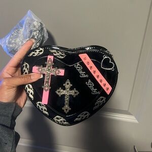 Black and Pink stylish crossbody